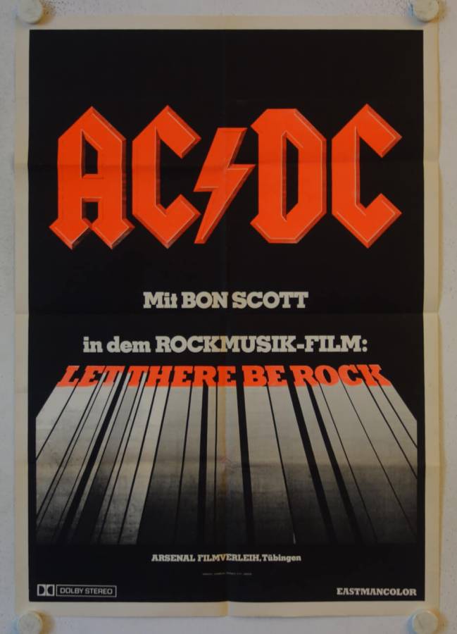 AC/DC: Let there be Rock originales deutsches Filmplakat